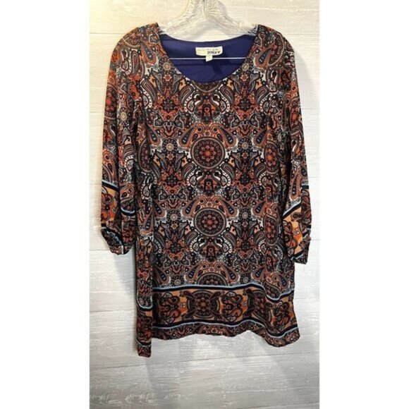 im in Love‎ with Derek Women Summer Tunic Dress Casual Loose Flowy Swing shift - Picture 3 of 7